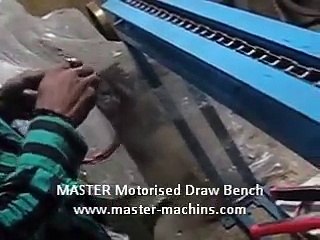 MASTER Motorised Draw Bench by Machine Tool Traders