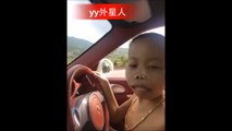 Rich chinese man with rare disease drives luxury car!