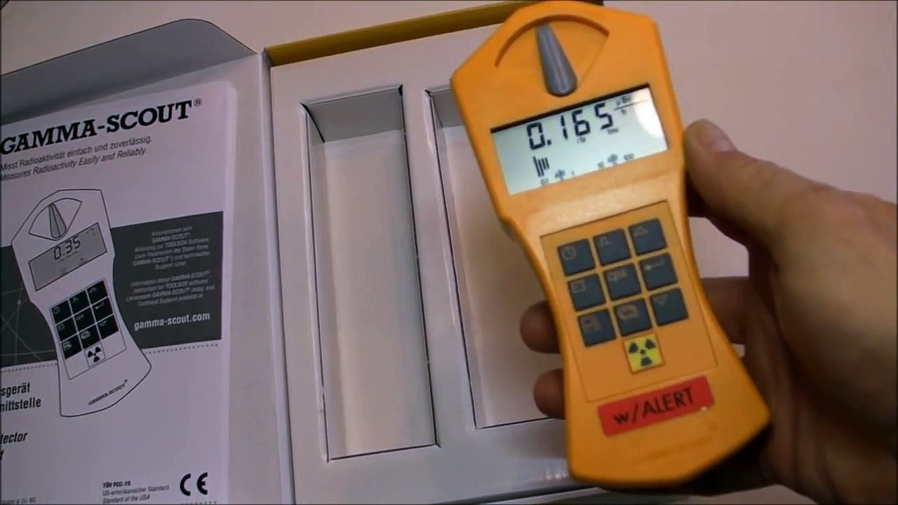 Gamma-Scout ® w/ALERT mit Ticker und Alarm - Geigerzähler - Geiger Counter - Dosimeter - Radiation