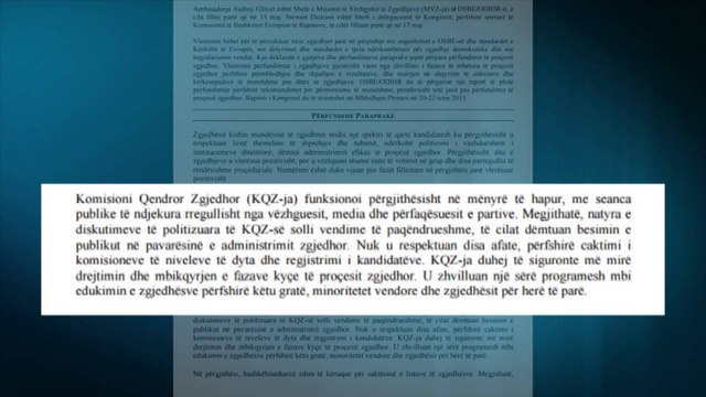 OSBE/ODIHR publikon raportin: zgjedhjet e 21 qershorit u politizuan