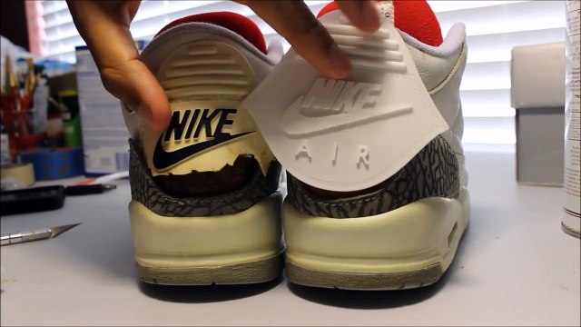 DIY Nike AIR Jordan 3 backtab replacement - video Dailymotion