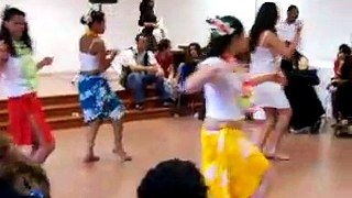 démonstration de danse tahitienne