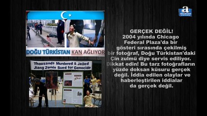 Doğu Türkistan yalanları deşifre oldu.