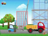 Construction Vehicles Cartoon for Children   Construction Game with Dump Trucks and Diggers for Kids