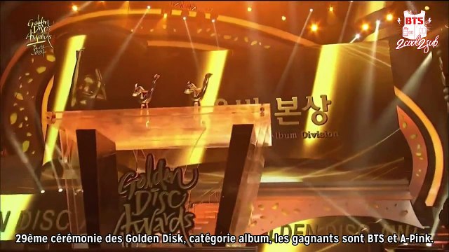 [CUT] 150124 Golden Disk Awards Bonsang: BTS (VOSTFR)