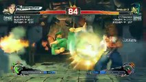 Ultra Street Fighter IV-Kampf: Ryu gegen M. Bison