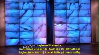 Taylor conhece Justin Timberlake no programa da Ellen Degeneres (LEGENDADO)