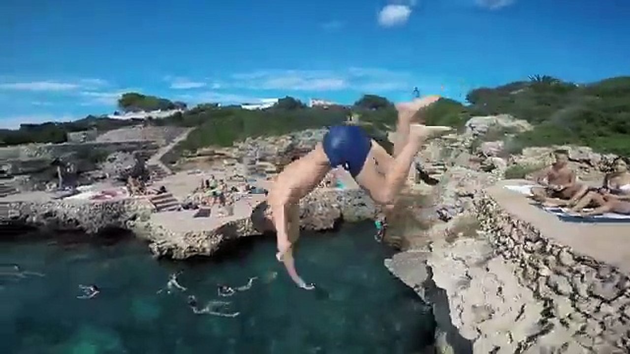 GoPro Clifft Jumps Cala'n Brut 2015