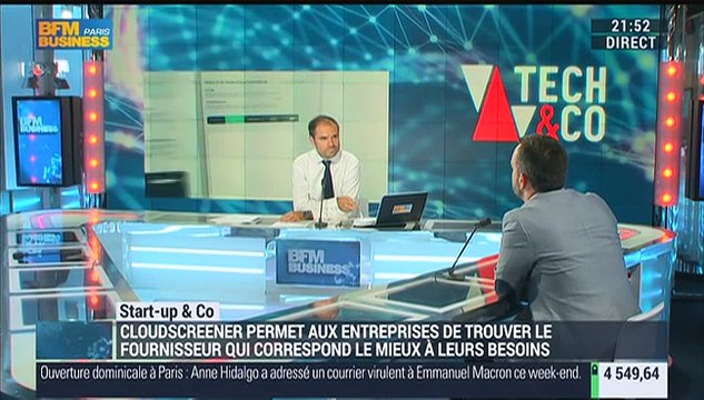 Start-up & Co: Cloudscreener, comparateur de cloud computing - 07/09
