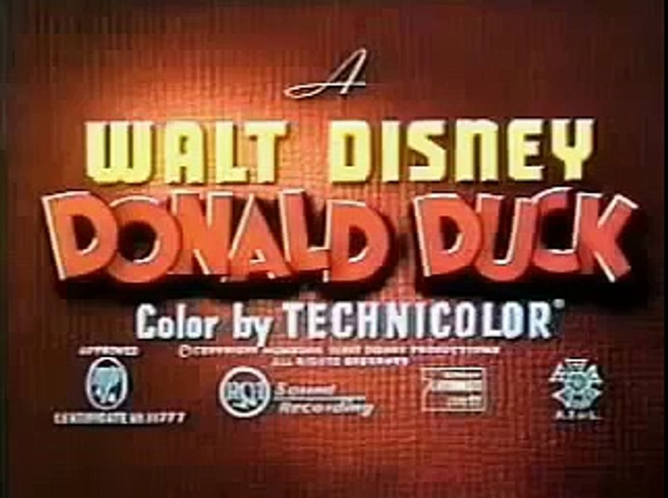 Donald Duck 1947 Chip An  Dale SD
