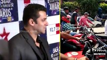 Salman Khan RIDES Bicycle & Causes Traffic Jam On Mumbai Streets