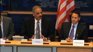 Part 1/2 - U.S. Attorney General Holder Before the European Parliament's LIBE Committee