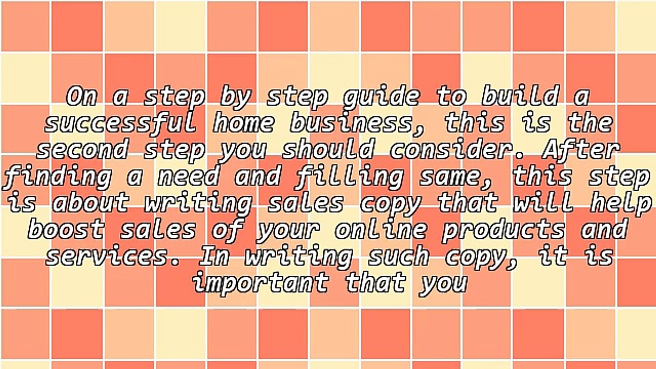 Writing Copy That Sells - A Unique Way To Boost Sales For Your Home Business