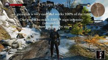 The witcher 3 wild hunt: Highest Level Monsters Glitch Cyclops Lvl 119 ps4,pc,xbox