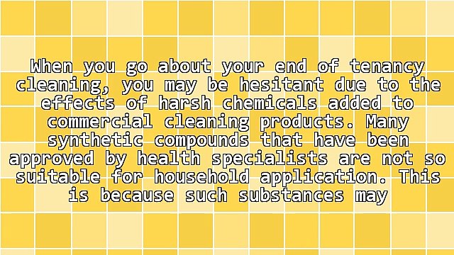 5 Best Green Cleaning Agents for End of Tenancy Cleaning