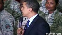 Obama Visits Troops in Iraq - New York Post