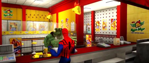 HULK, Spider-man & Iron Man [The Avengers] Epic Race Custom Lightning Mcqueen Cars!