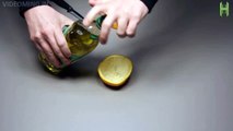 Make A Lamp From An Orange In 1 Minute Full HD