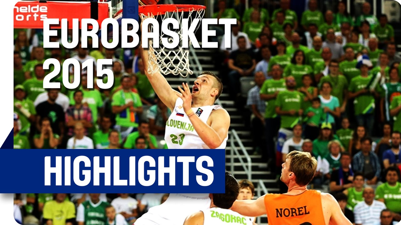 Slovenia v Netherlands - Group C - Game Highlights - EuroBasket 2015