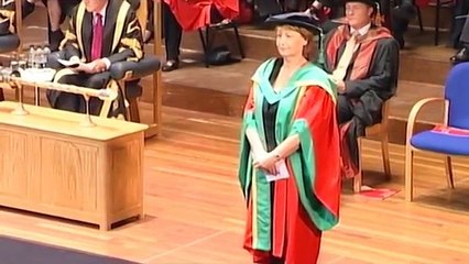 NTU Honorary graduate July 2011 - Angela Gallop