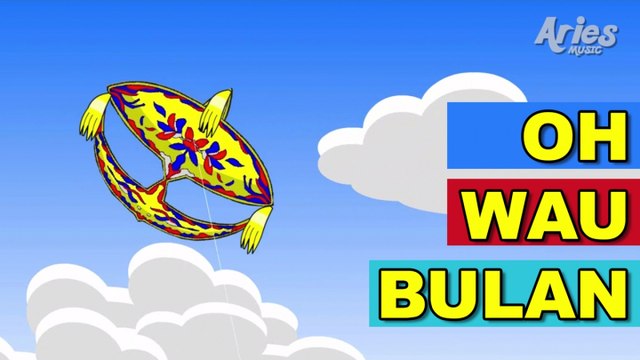 Lagu Kanak Kanak Alif & Mimi - Oh Wau Bulan (Animasi 2D)