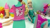 Barbie Iron On Style Fashions Disney Queen Elsa Princess Anna Frozen Dolls Designs Play