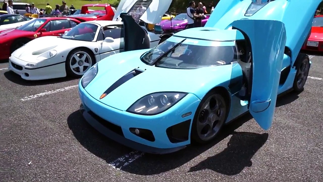 超希少車ケーニグセグＣＣＸの加速エンジン音/ Koenigsegg CCX　in JAPAN