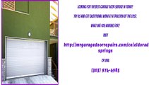 Garage Door Repair Services in Eldorado Springs, CO