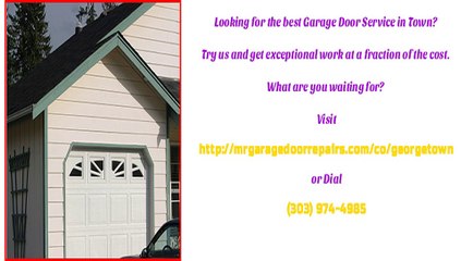 Georgetown, CO Garage Door Opener Repair Service