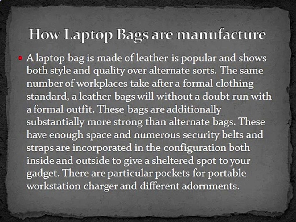 Amazing Leather Laptop Office Bags