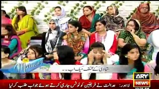 The Morning Show With Sanam Baloch on ARY News Part 5 - 9th September 2015