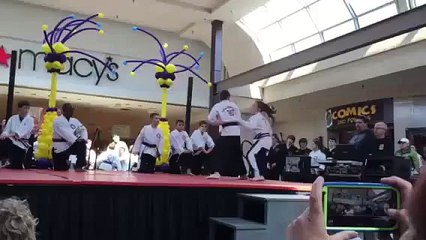 Karate Institute Jr. Black Belt Self Defense at the Kids Sh