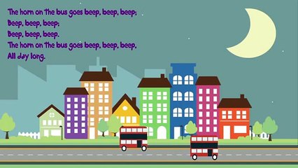 The Wheels on the Bus | Nursery Rhymes with Lyrics | Children Songs Kids Songs