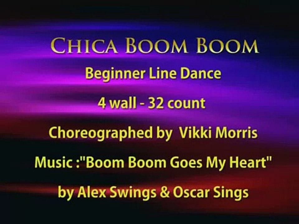 Chica boom boom - line dance