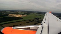 A319 landing (HD): EasyJet 4362 EGSS arrival