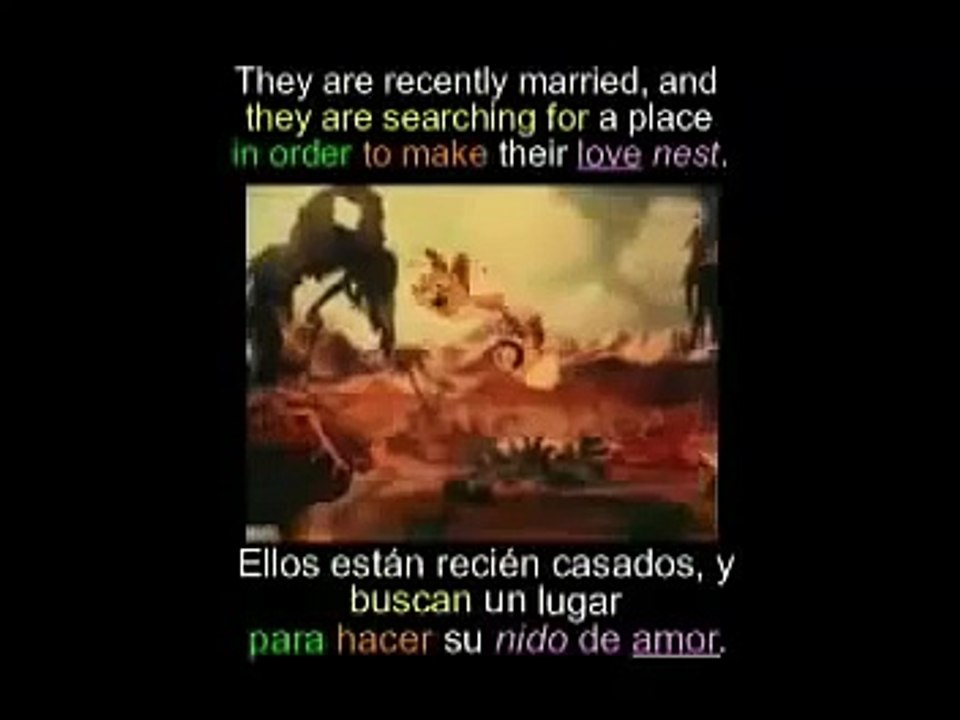 Learn Spanish Online Cartoon 1