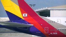 Asiana Airlines  A380, Welcome to Los Angeles & Aircraft Cargo Unloading