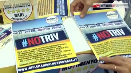 Servizio Tg Antenna sud m5s contro le trivellazioni