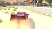 Rayo McQueen & Mate & Giovanni Disney Pixar Cars Mater National Race Track Championship!