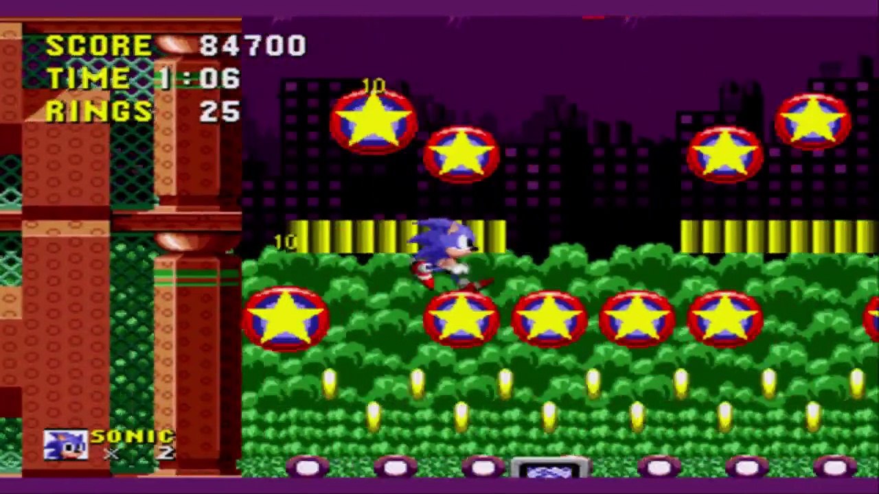 Sonic the hedgehod #3 Spring Yard zone
