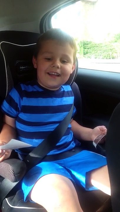 My 5yr olds reaction to becoming a big brother.