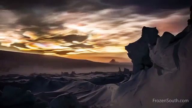 Flat Earth Debunked: A time lapse of the 24 hour sun in Antarctica