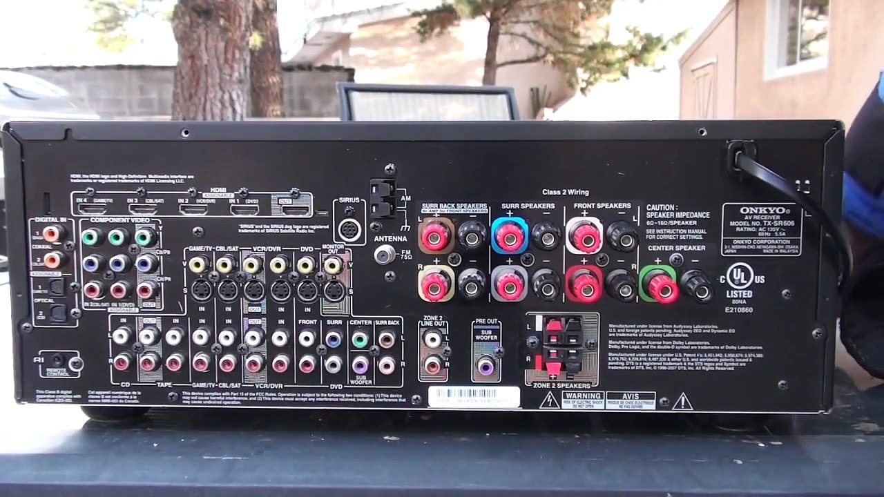 How To Fix the Onkyo TX SR606 & SR607 HDMI Input Problem video