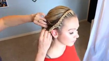 The Headband Braid Tutorial - easy hairstyle tutorial !!!