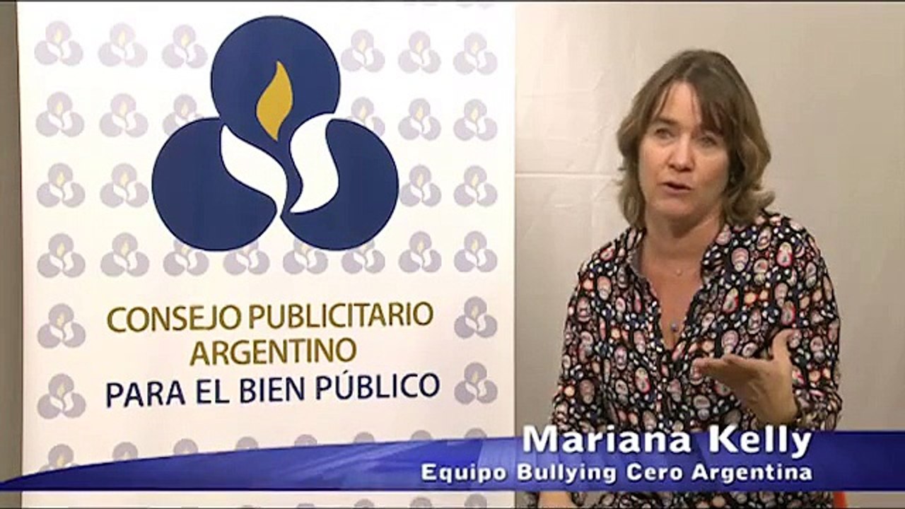 Mariana Kelly (Equipo Bullying Cero Argentina) - Campaña "Si no haces nada sos parte"