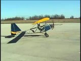 Hart Aero - Eagle ultralight airplane - Big Twin taxi out