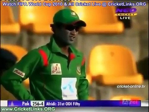 -Shahid Afridi 124 (60) - Asia Cup 2010 Pakistan v Bangladesh