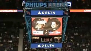 Kiss Cam Fail - Guy Spills Beer On Someone