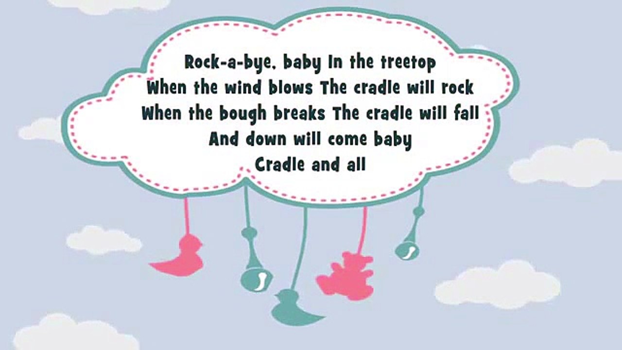 Baby Songs | Rock a Bye Baby | Lullaby for Babies, Nursery Rhymes Children Kids songs