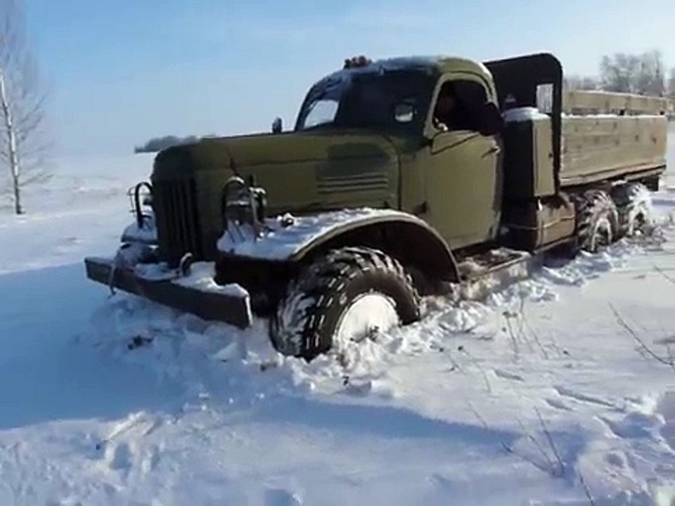Зимние покатушки на ЗИЛ-157, январь 2011.
